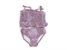 Lil Atelier violet ice tie dye smock bikini